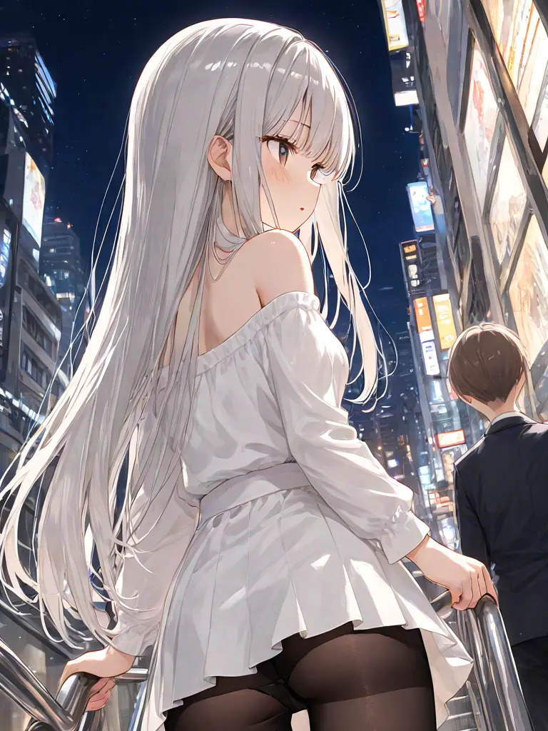 SquarePain0308의 どこかに向かう少女