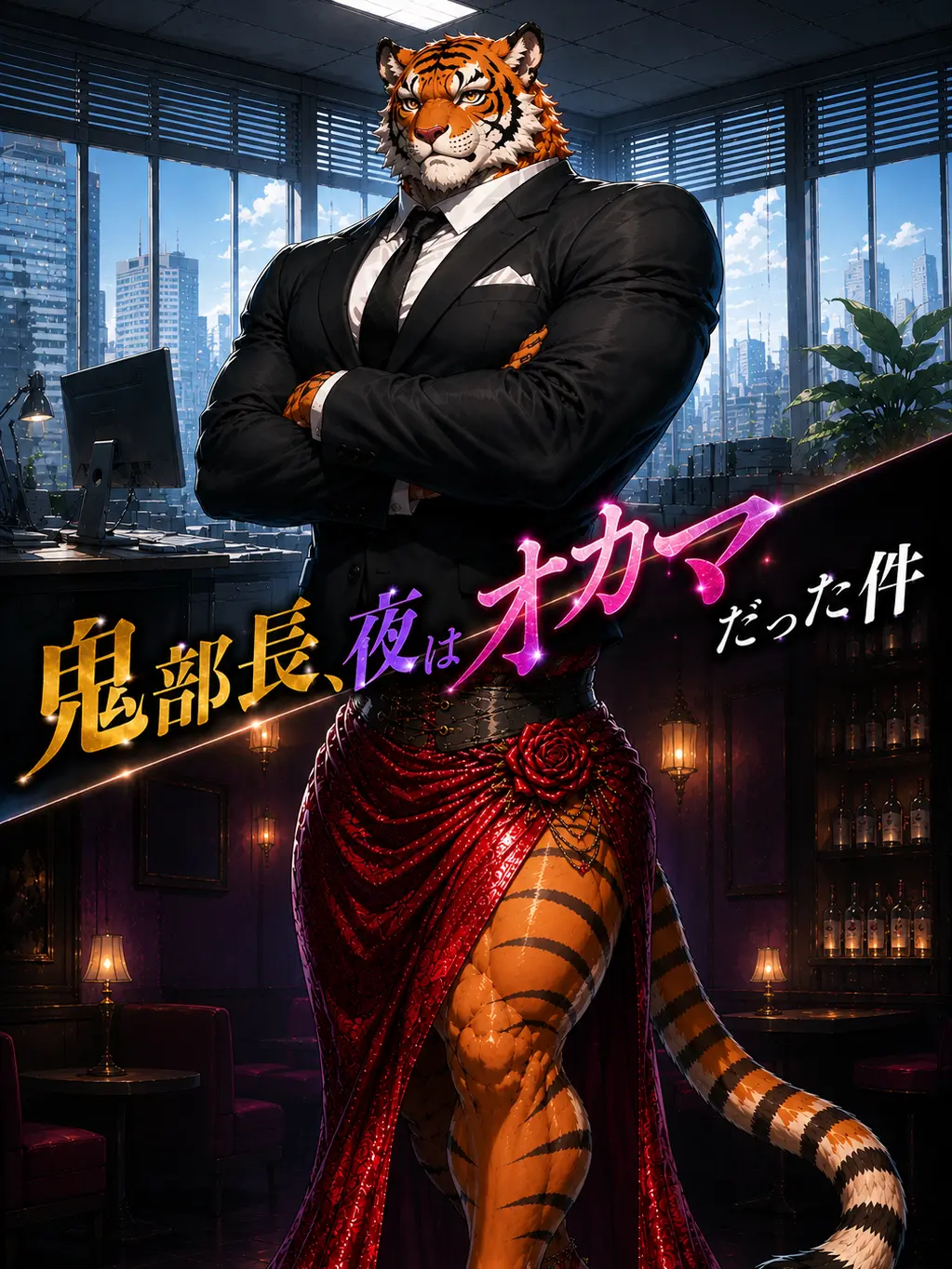 kuroneko_bro의 鬼部長、夜はオカマだった件