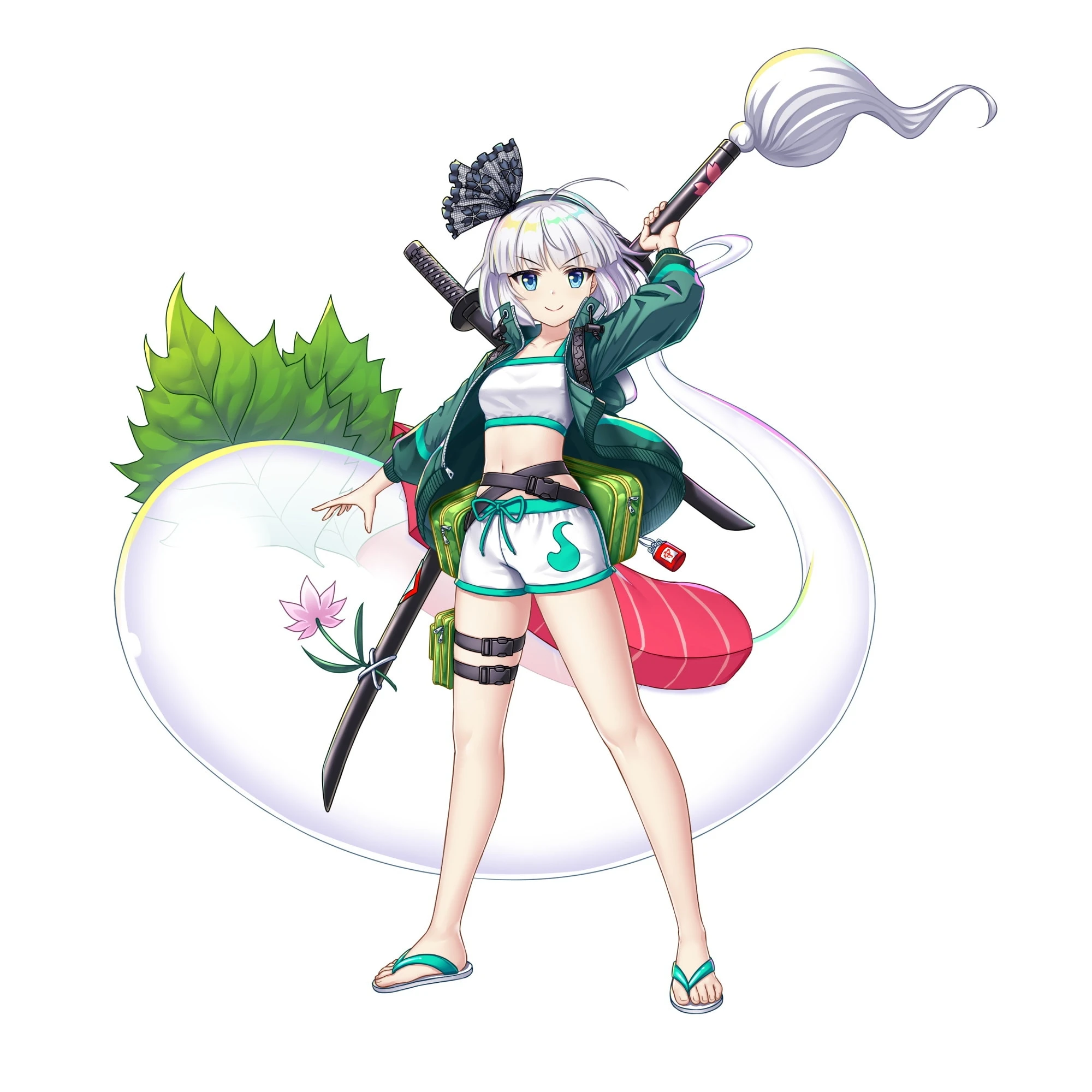 鮮明の二刀流魂魄妖夢