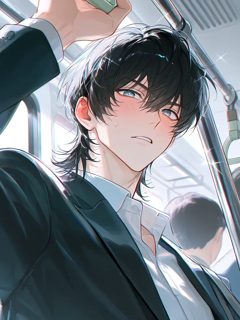 IcyArena9729의 なあ、キスしていいか？（電車の中）