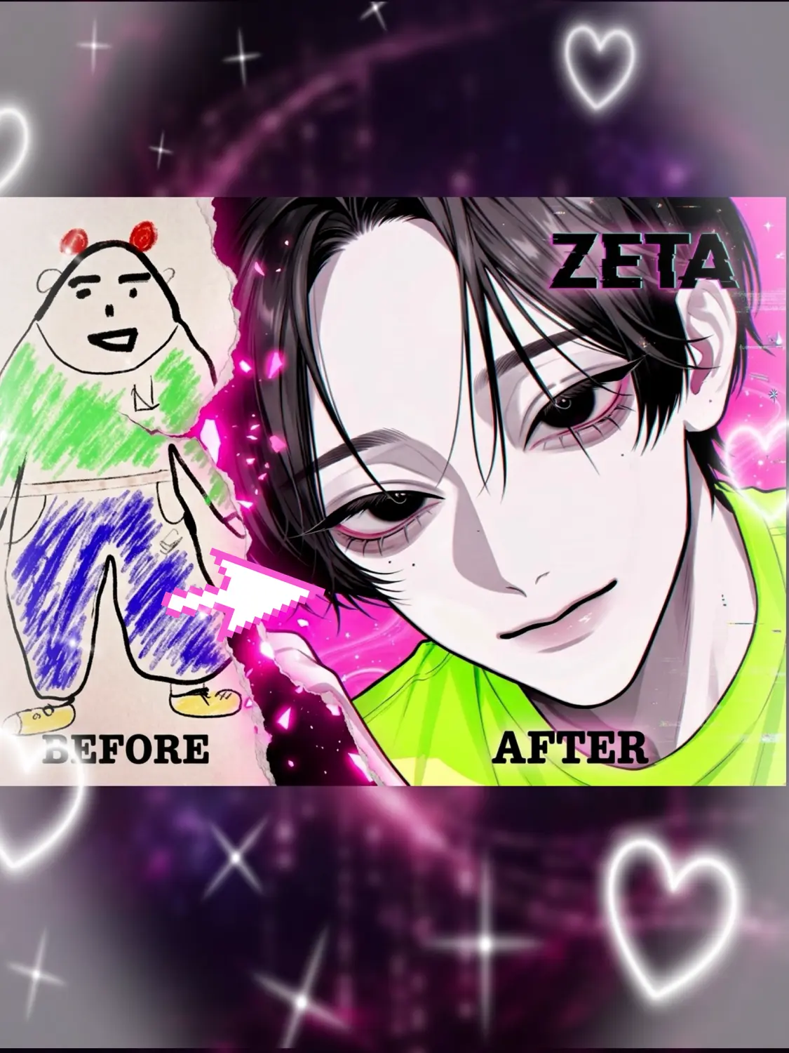 ABCDEFGHIJKLMNOPQRSTUVWXYZ___의 BEFORE vs AFTER