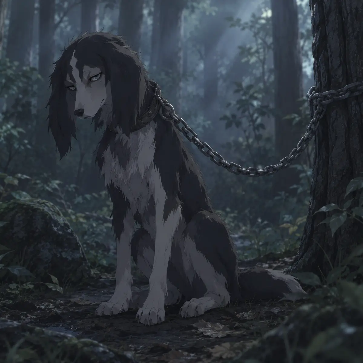 hoshiyomino_pro11325의 The Abandoned Dog and the Wolf