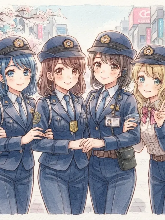 MLANe2ygaprkei1214의 美女6人に職務質問された