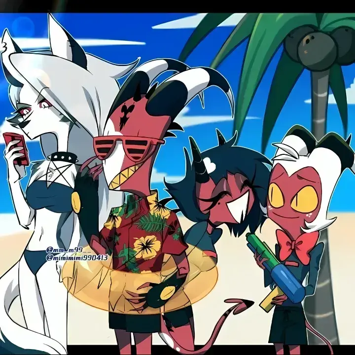 YellowAnime3769의 Helluva Summer Beach Day