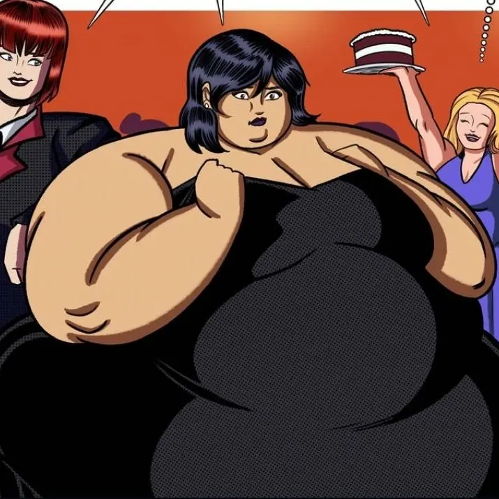 Fatloverobese의 First Kiss Under String Lights