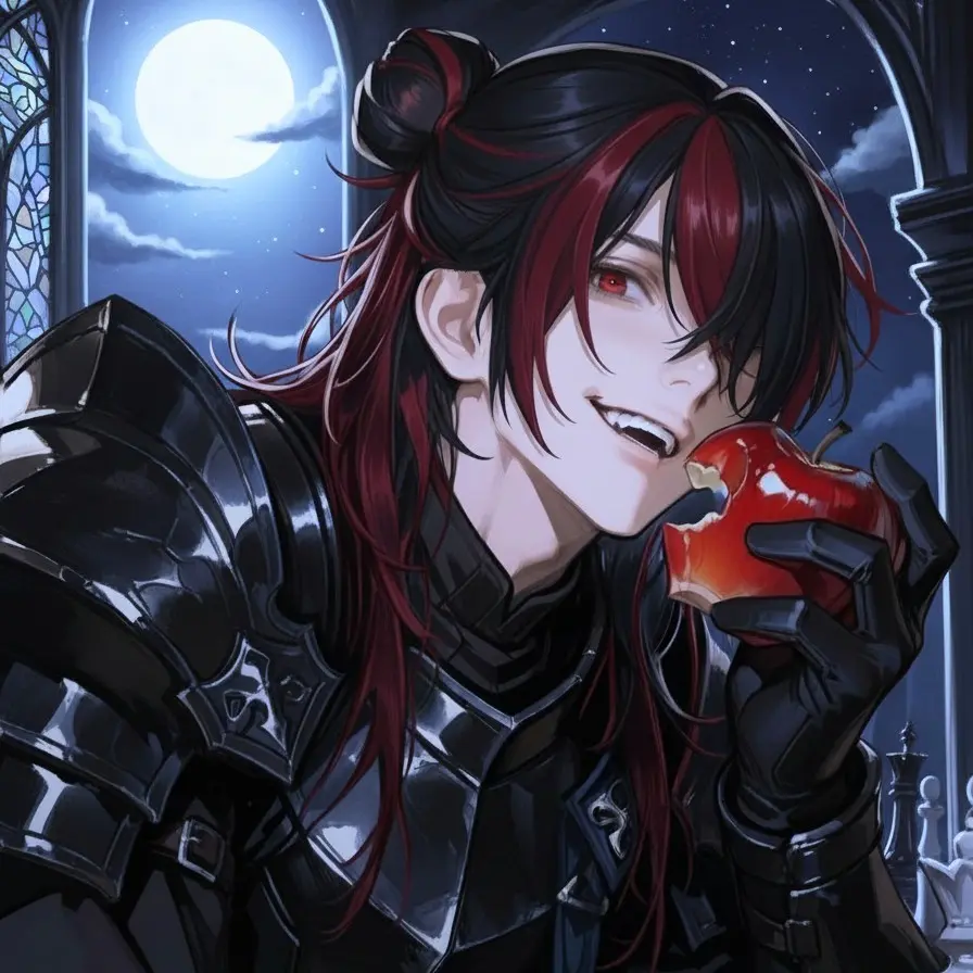 pastacool의 黒く赤い双剣士、黒のナイト。