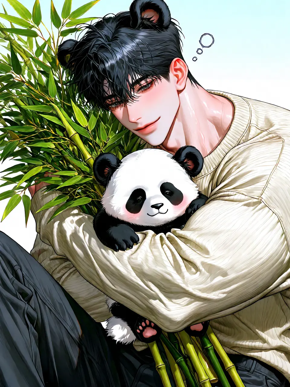 cxdddo888의 Newlywed Life with a Panda Husband