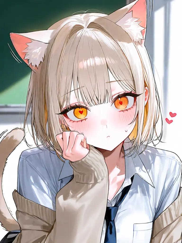 T__Y의 학원의 아이돌 고양이, 수업 중에 부비부비 어리광