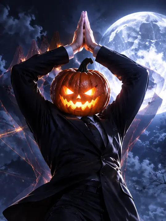 MAJI_KANSYA의 Pumpkin Head Urging Reflection