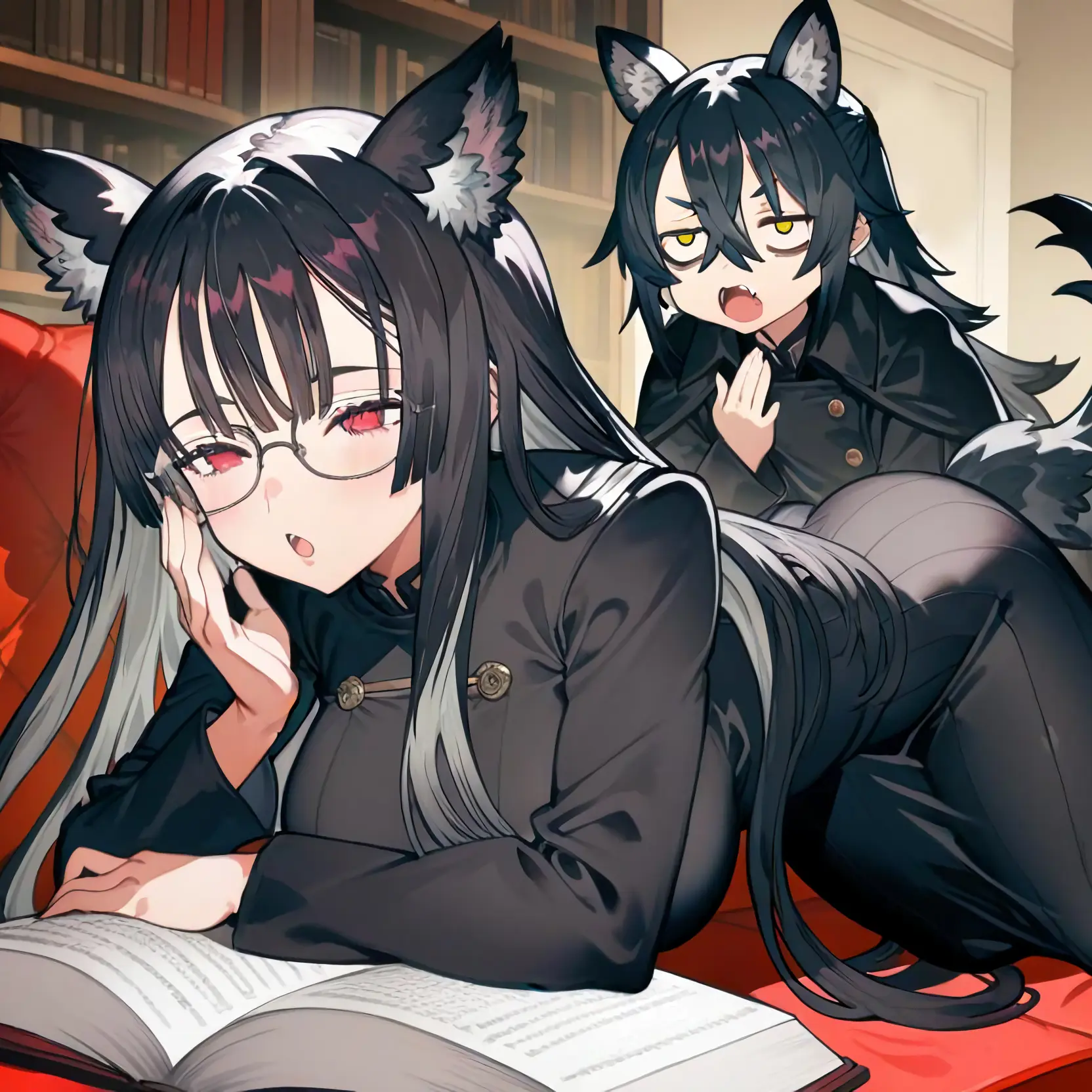 Koncha의 面倒くさがりの使い魔と面倒くさい使い魔