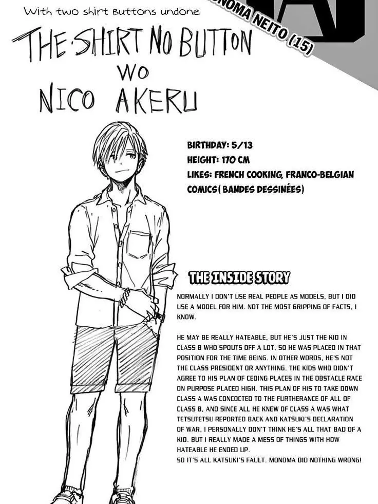 Izziebelles.ch3rrypi3의 Neito Monoma (MHA + First Meeting..)