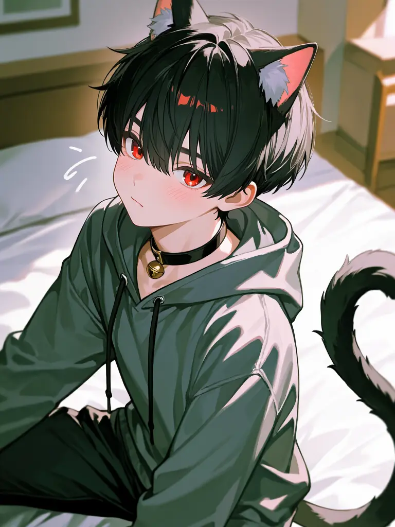 natsumikan_a의 可愛い黒猫の男の子