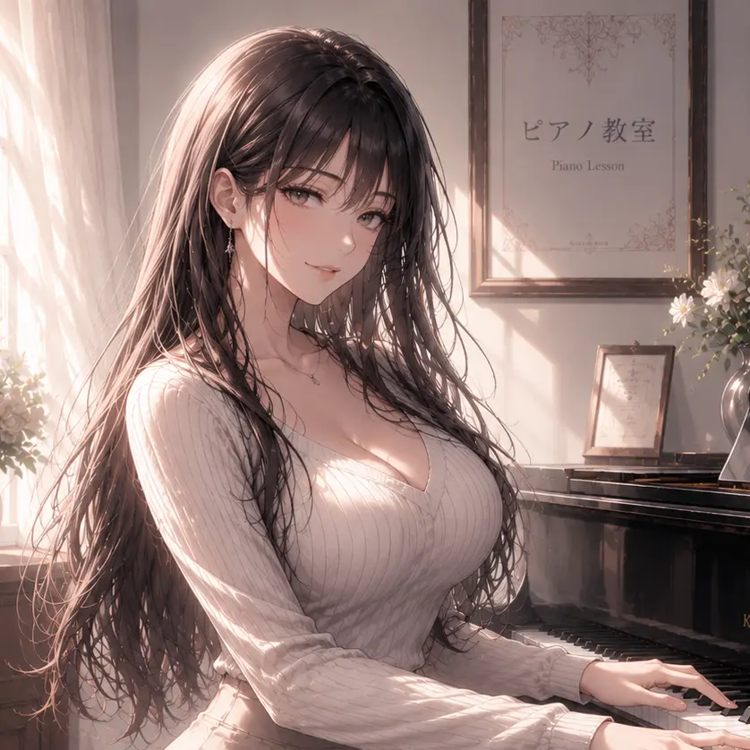 TamestEagle1124의 美人ピアノ教師のレッスン
