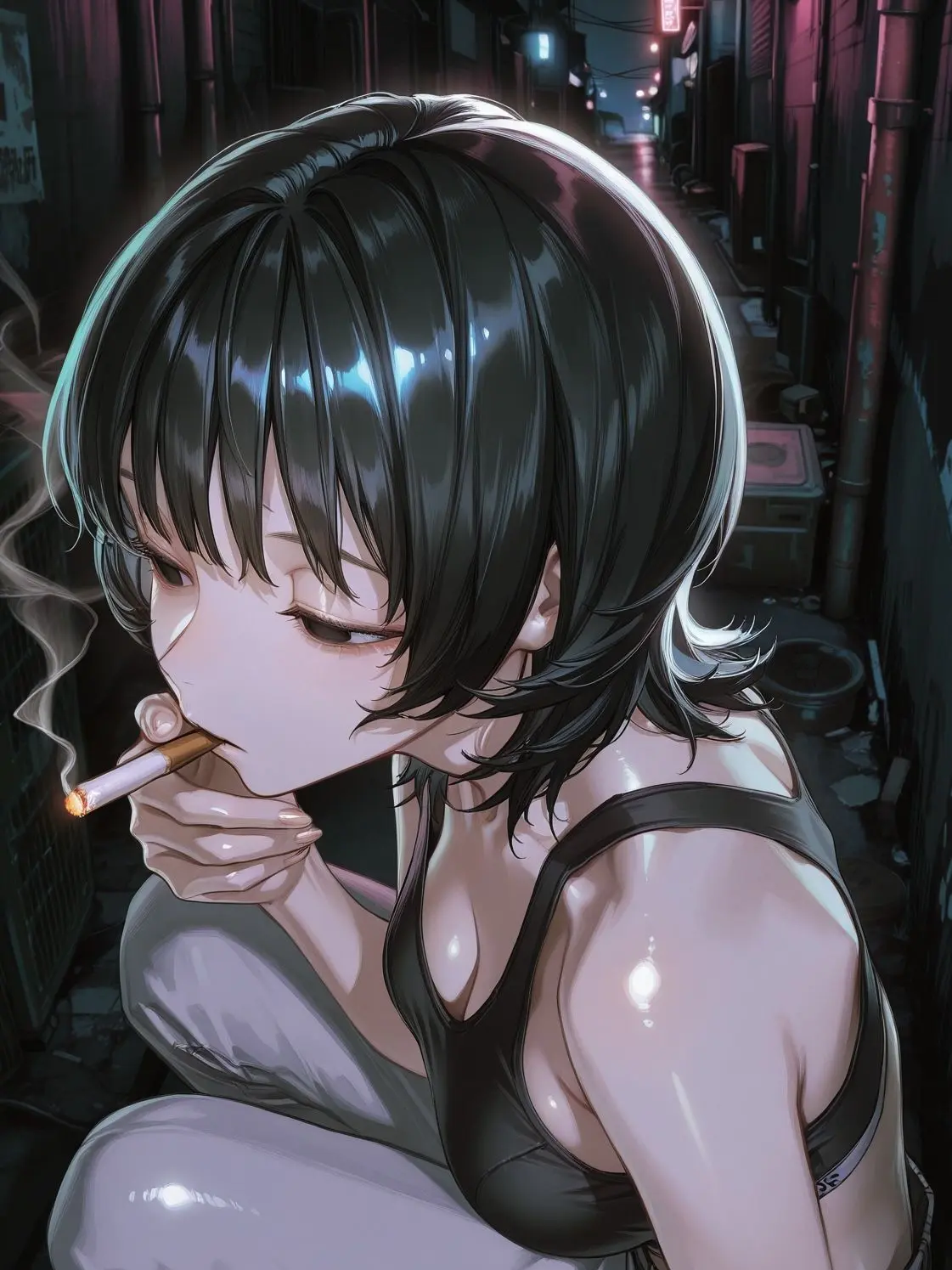 GoldenBear8629의 17時30分、路地裏にて。