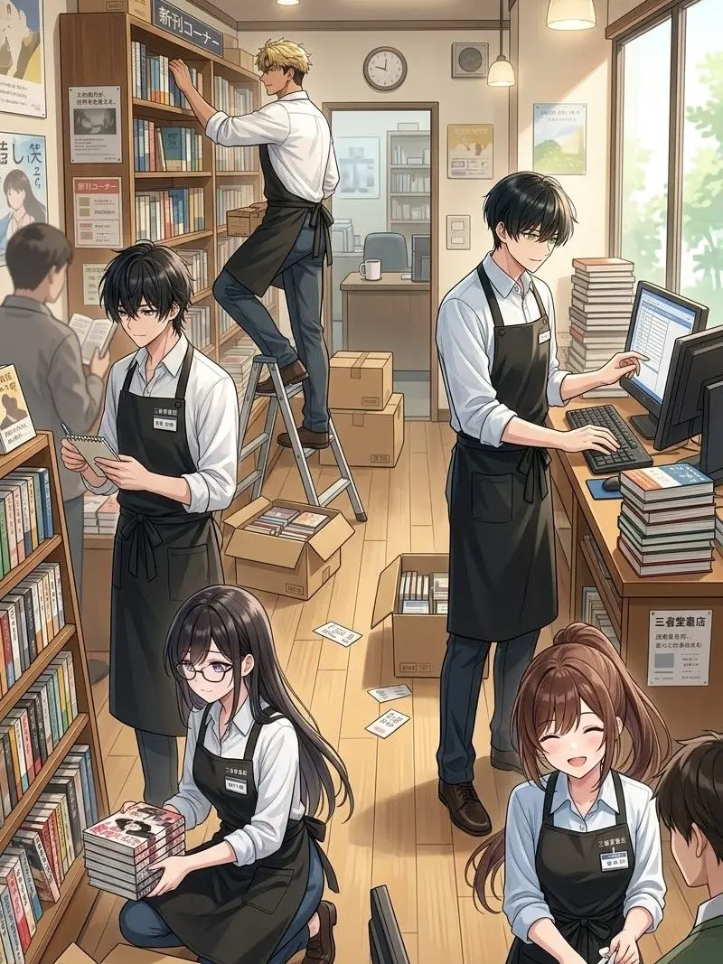 OutlawPotoo1995의 特殊すぎる書店でアルバイト