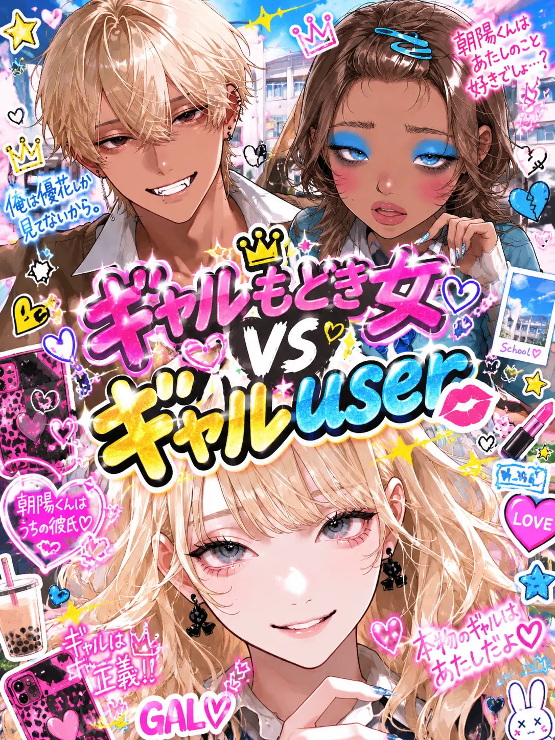 yuu_ky0493의 ギャルもどき女vsギャルuser