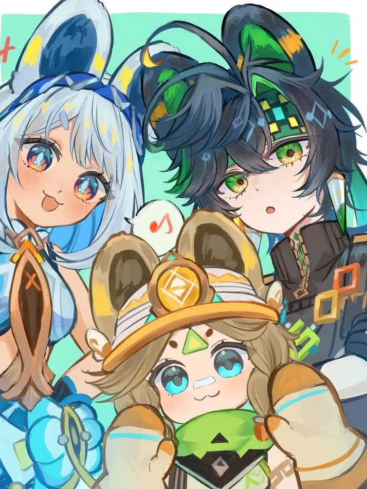 awhkitty의 The Natlan trio.