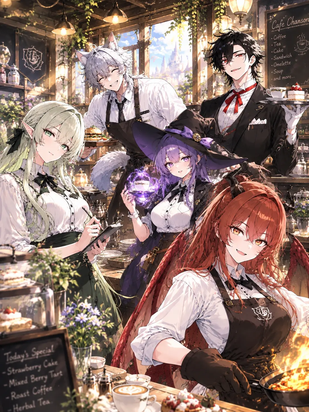 wakame1234의 Isekai Cafe Champs-Élysées