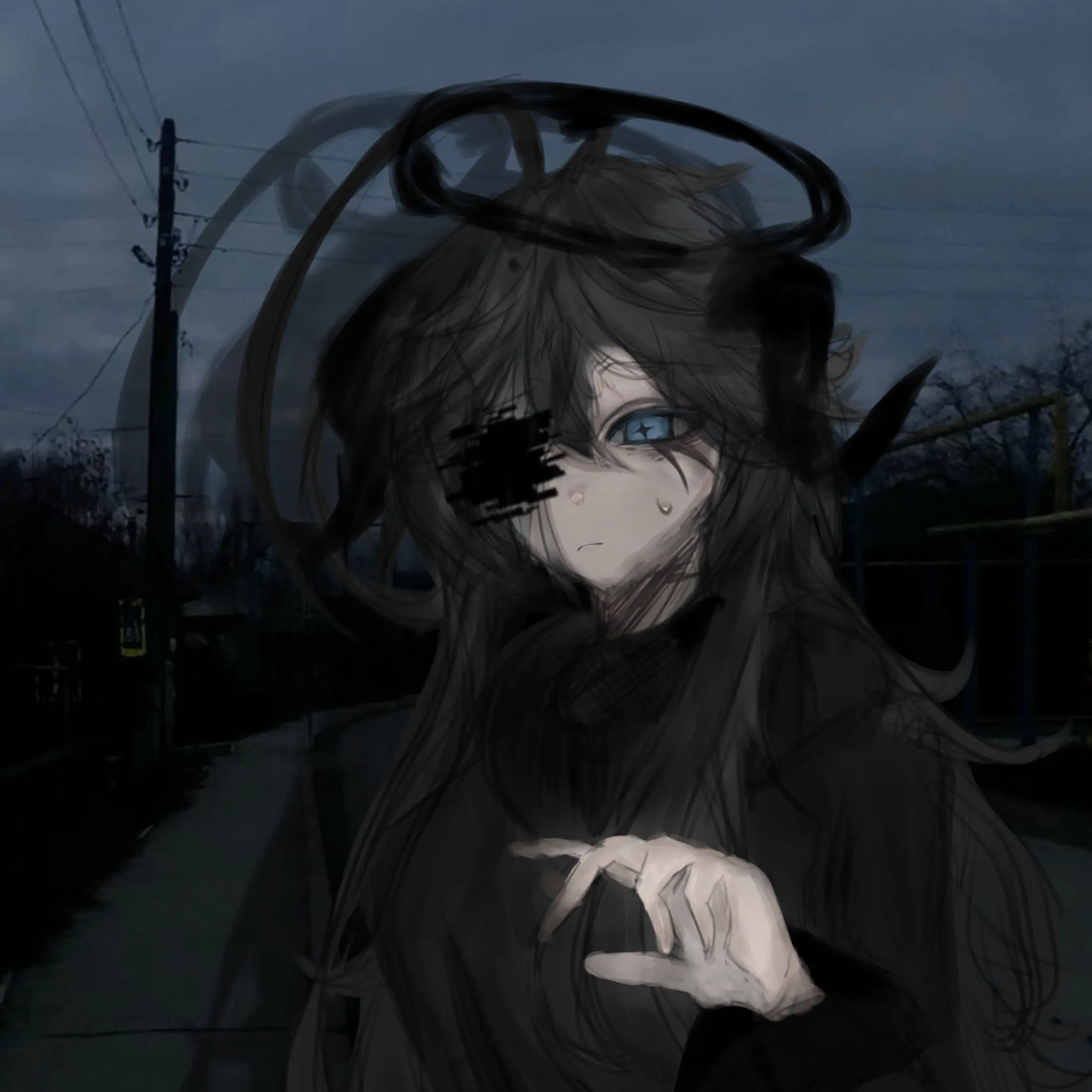 Sato_4a4의 어두운 골목에있던 , 그 여자 .