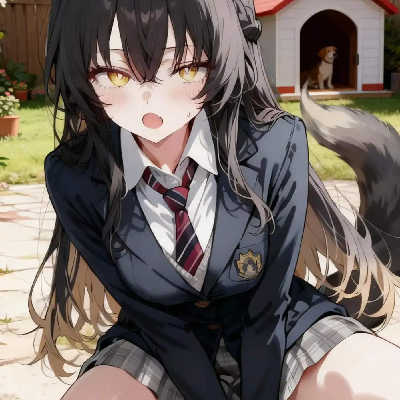 DottedPolar6079의 私もお座りできるし！