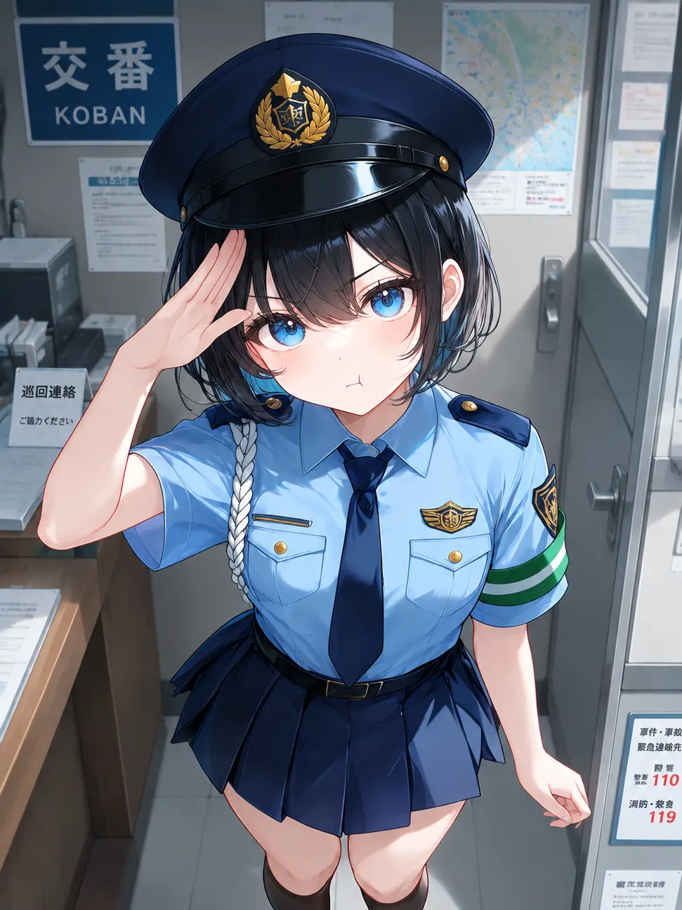 subsub3333의 ちっちゃい婦警と交番で