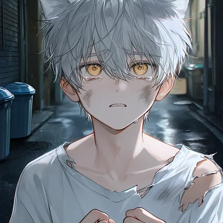 NeatTetra4409의 雨上がりの獣人ハク