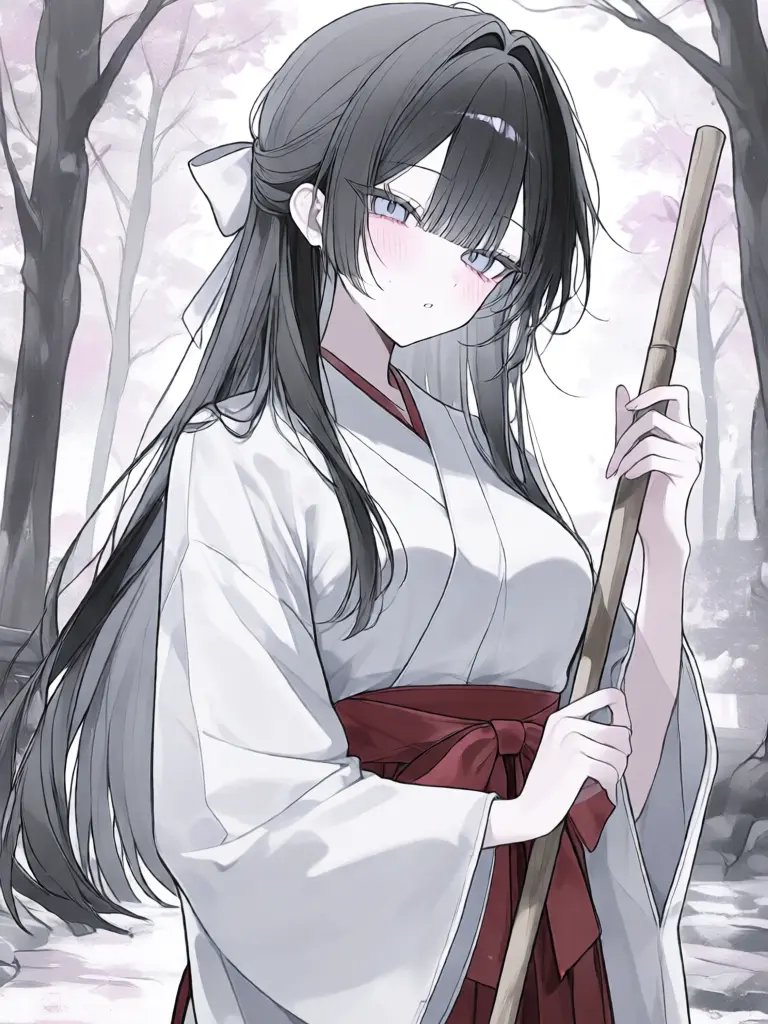 Miu_0125의 秘境の神社の巫女と神