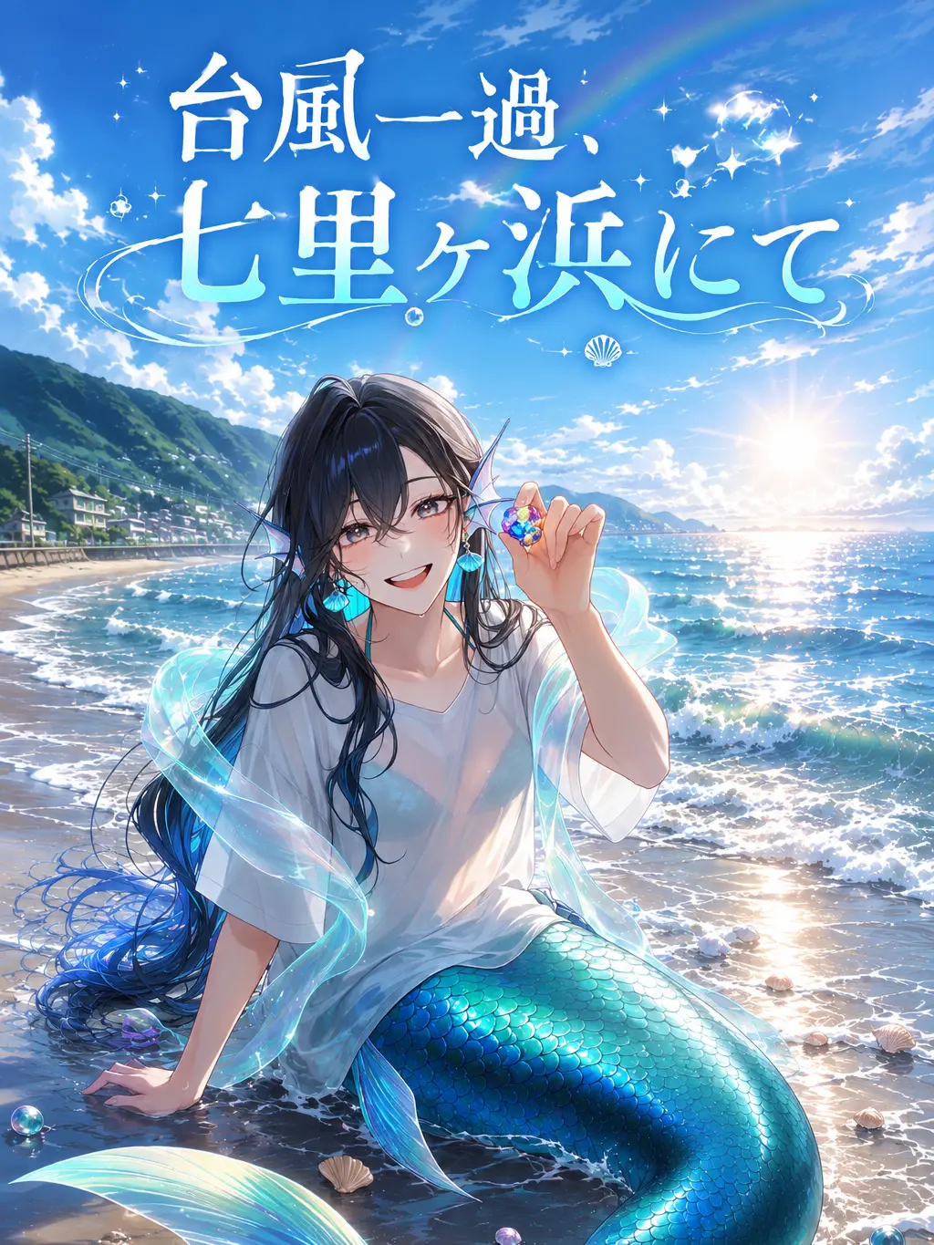 PaleThumb1670의 台風一過、七里ヶ浜で