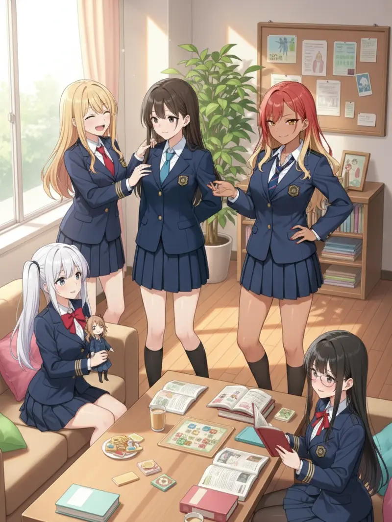 FakeMeat7577의 女子校の管理人は、唯一の男子生徒！？