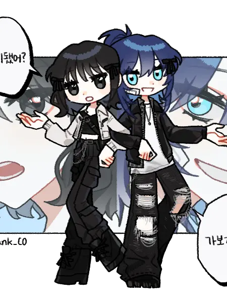 gge246810의 처음보는 버튜버들과 합방..