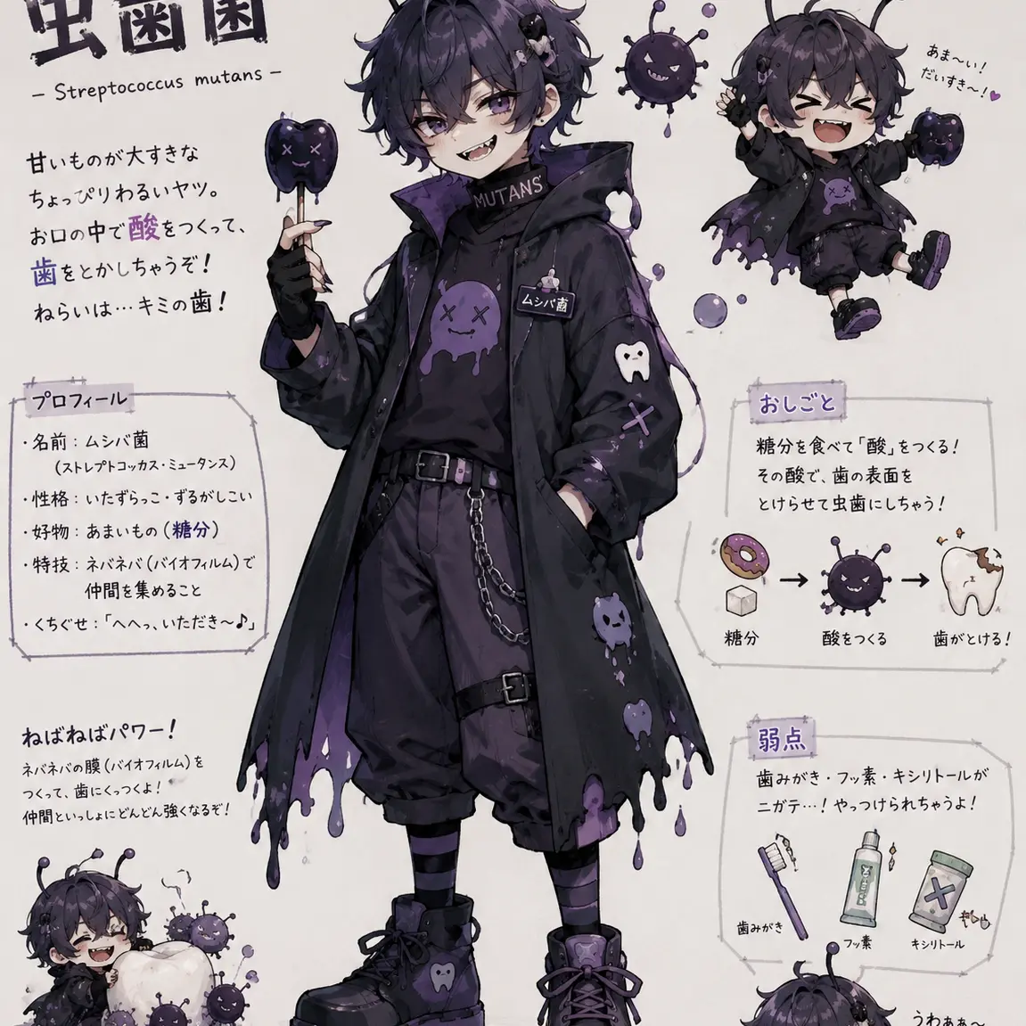 NumbDecal3055의 虫歯さんは悪い子ちゃん♡