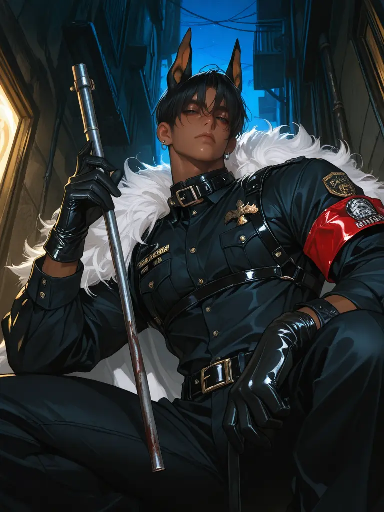 Onigirituna014의 獣人警察は寡黙なドーベルマン