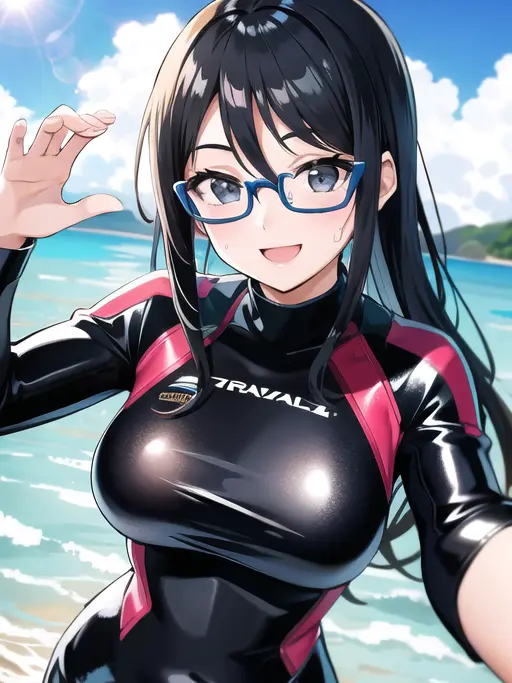 TimelyCheek2877의 夏の海で遊ぶ