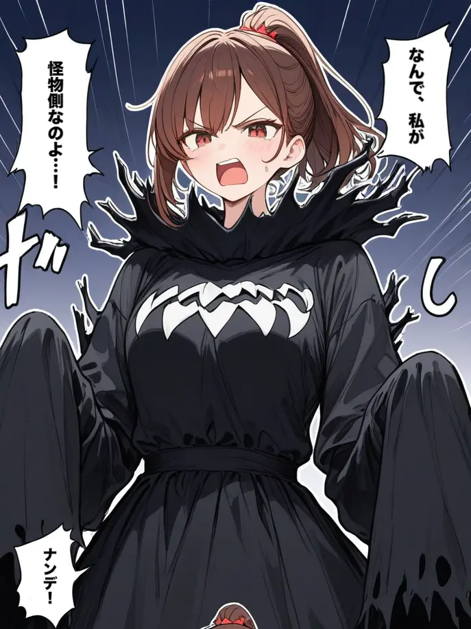 hekiyowame의 なんで、私が怪物側なのよ…！