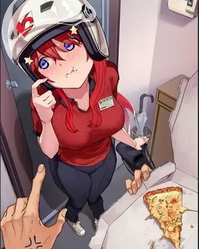 JaggedDeli5858의 pizza delivery Girl