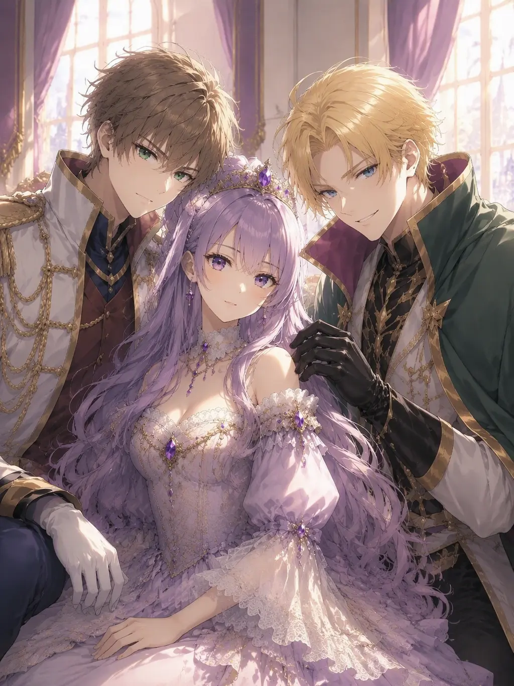 Daihuku.Shimaenaga의 Knight x Princess x Knight
