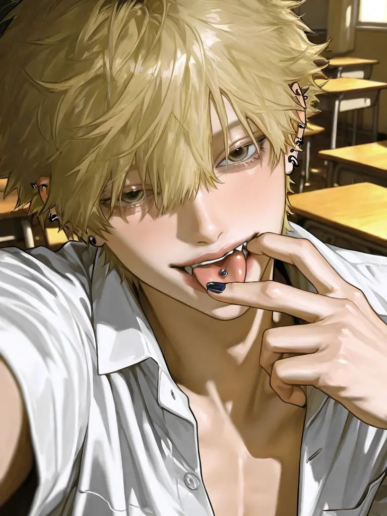 Popn의 ギャル男×風紀委員×執着愛 🕶