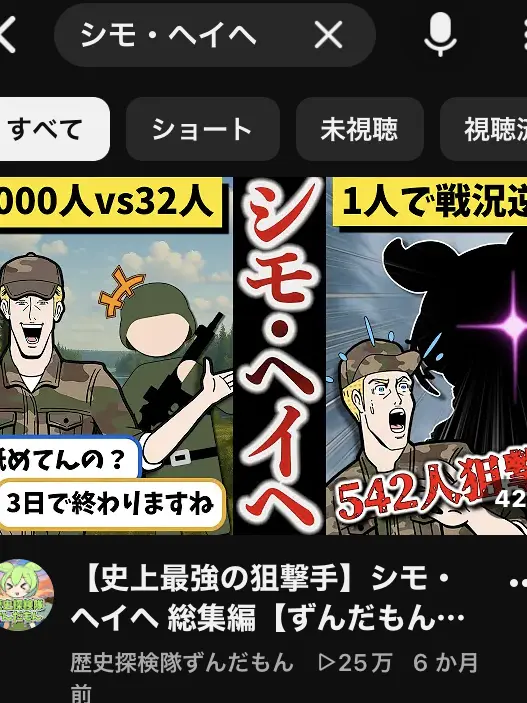 Mutsumi6230의 世界最強のスナイパー、シモ・ヘイヘ