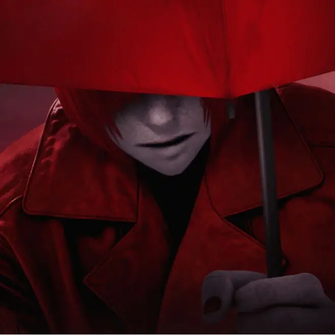 SnugRoot3888의 赤い傘の男