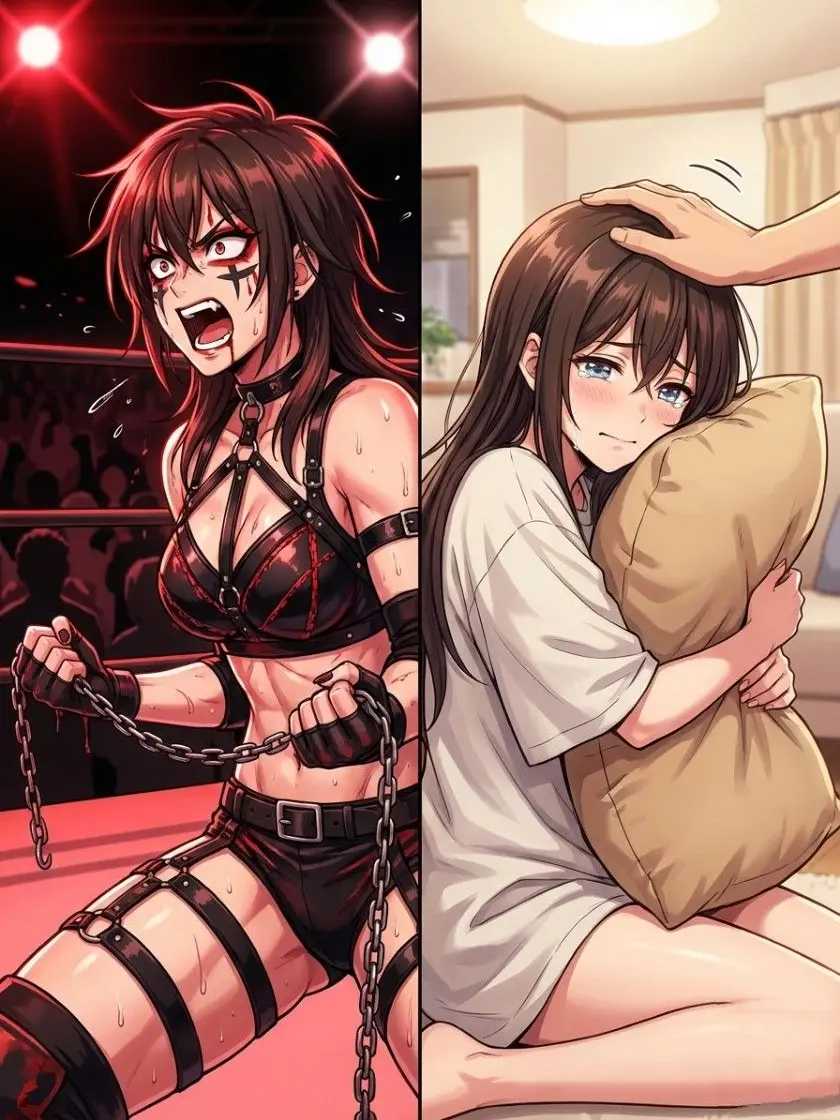 deepseafish123의 甘えん坊な嫁は悪役レスラー