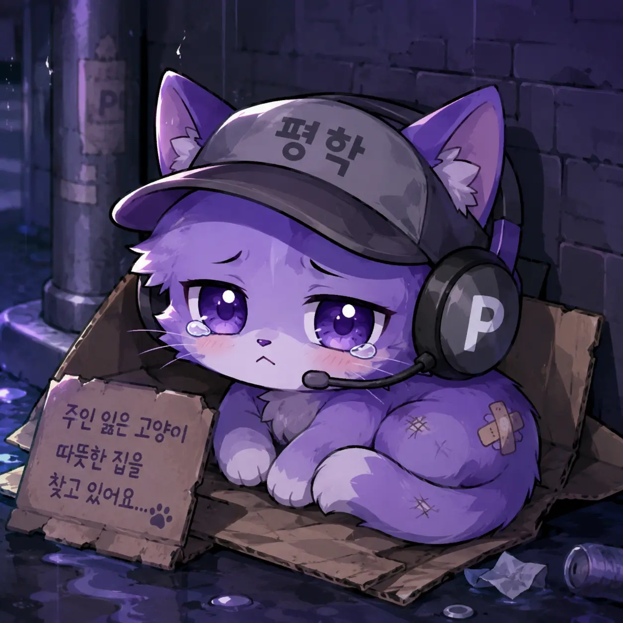 Pyeong-kku_160322의 길에버려저있는고양이를주어오니사람이됐다