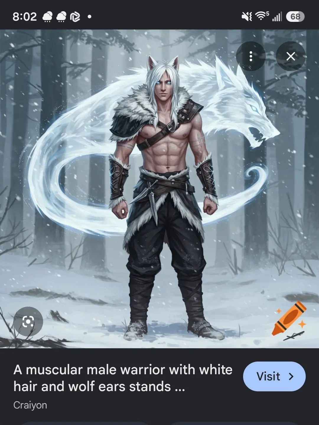 ScenicHost7941의 The white wolf king