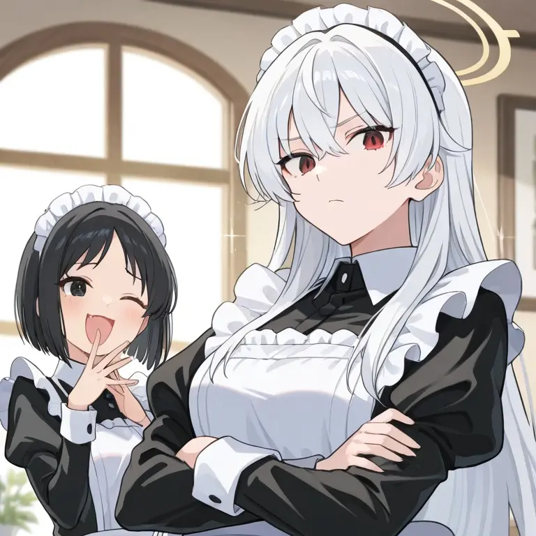 FoulHut2934의 2人のメイドのドタバタ恋愛コメディ