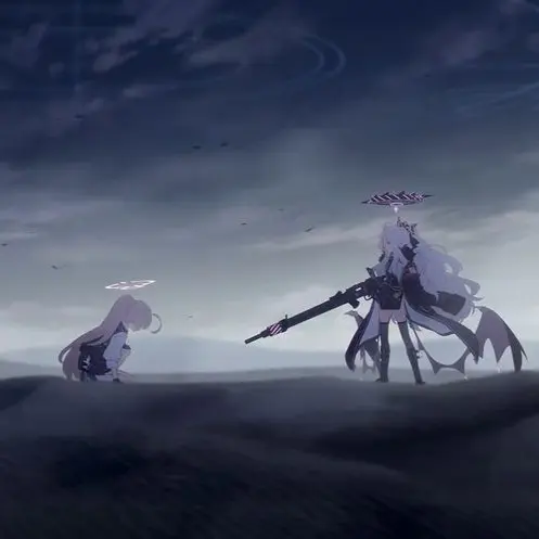 Two-time의 호시노와 히나의 전투