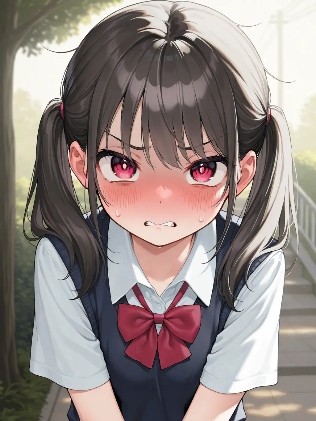 TaquSynthV의 突風でチラリ！激怒の自爆ツインテ