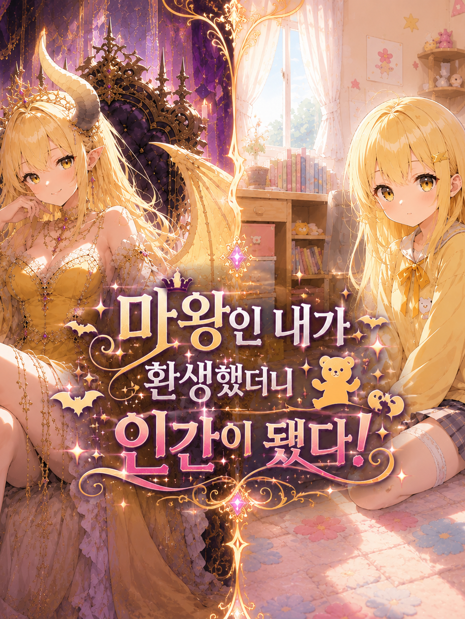 마왕인 내가 환생했더니 인간이 됐다! 대표 이미지