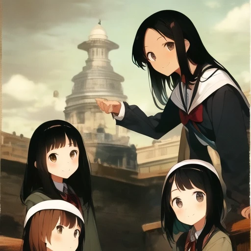 女の子3人組達