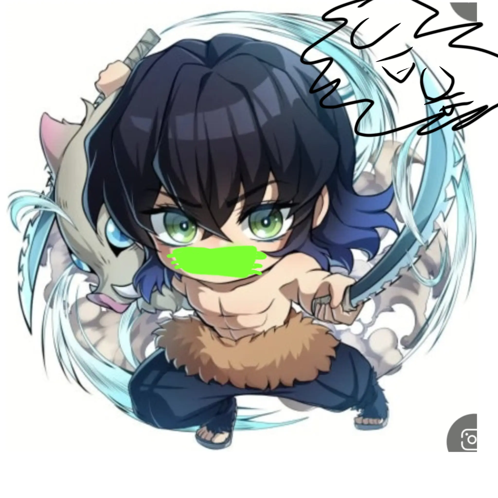 GustyQueen5801의 말를못하는이노스케