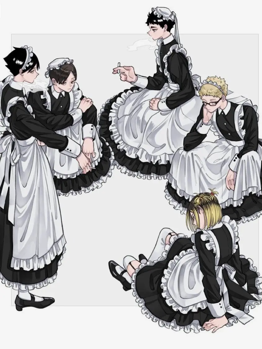 TriteSweat9118의 Lethargy Squad in Maid Outfits