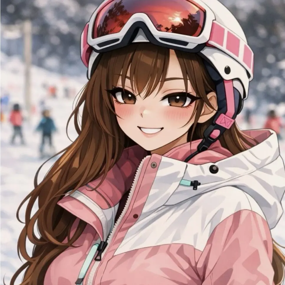 CasualSkirt8549의 스키 알려주는 연상 강사누나